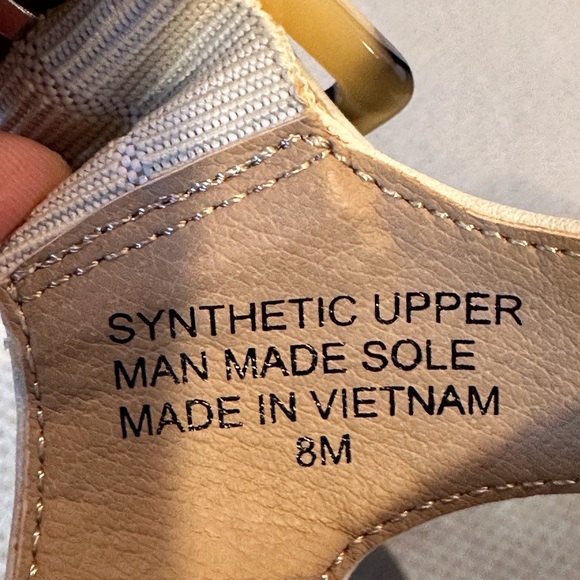 LOFT Women’s Ivory Sandals, Size 8M.  NWOT in excellent condition! - Picture 7 of 7